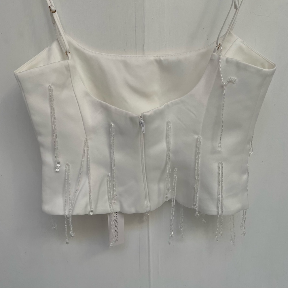 Anthropologie Delfi Collective Bijou & Joya Crop Top Mini Skirt Set NWT - Picture 7 of 16